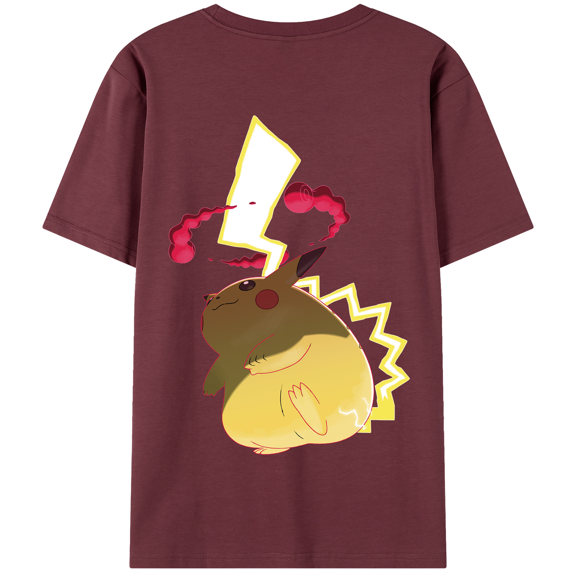 （画像用） ポケットモンスター Pokémon 綿100％半袖Tシャツ（背面プリント）